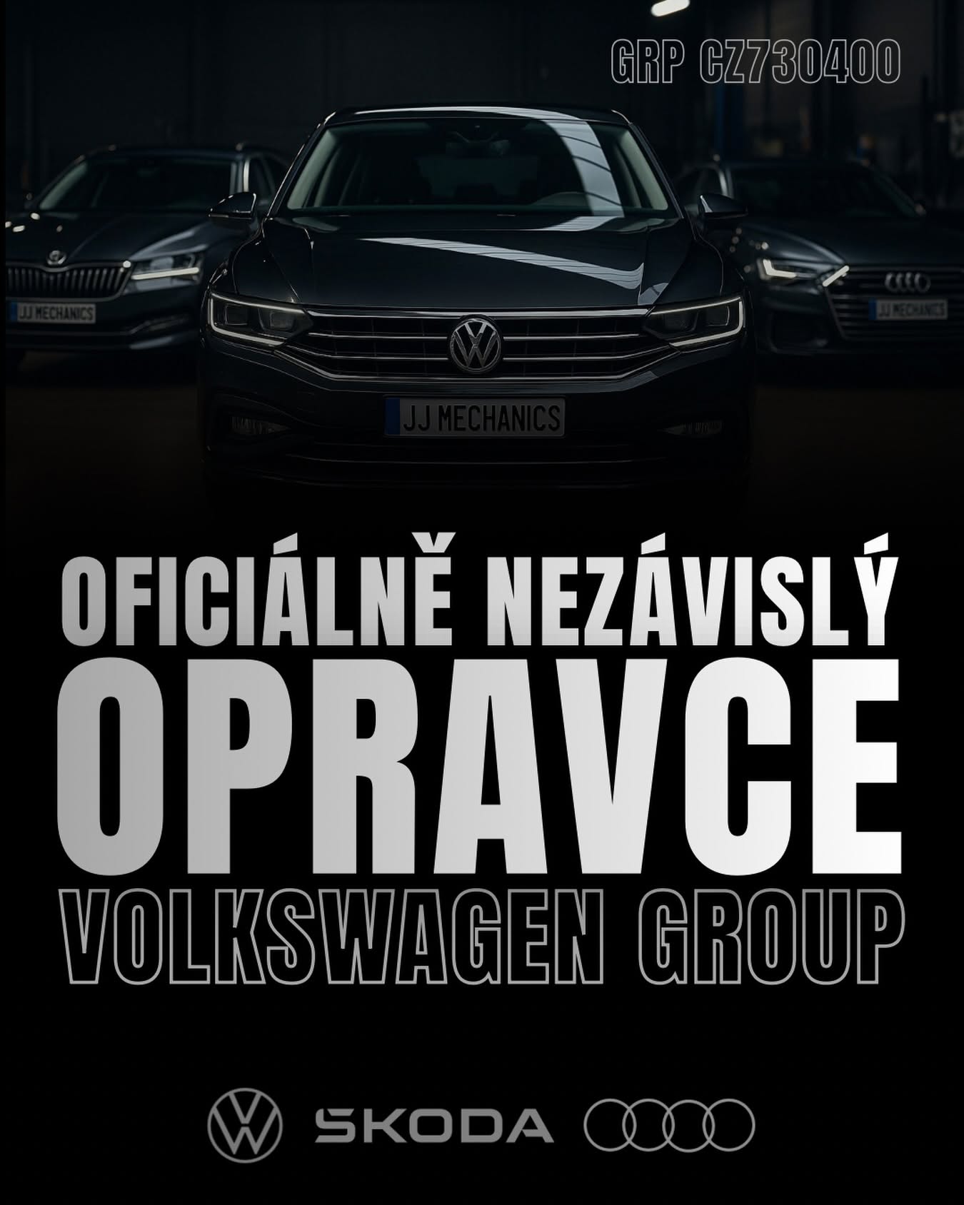 Oficiálně nezávislý opravce Volkswagen Group — JJ Mechanics